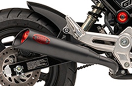 Grom Slip-on Muffler (Red accents)