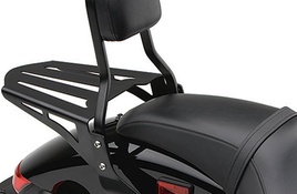 Sissy Bar Luggage Rack (Formed) - Black